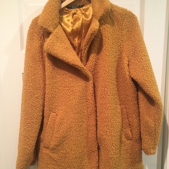 Teddy bear coat orange Clearance